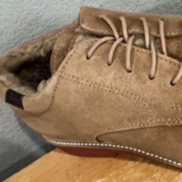 NEW G.H. Bass Women's DENISE SHEARLING Suede Lace Up Derby Oxford Shoes NIB - Picture 12 of 15